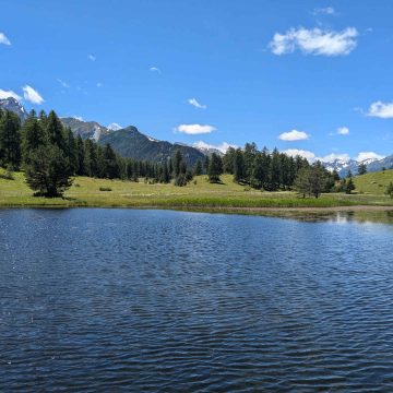 Der Lai Nair oberhalb von Tarasp ist ein Traumhaftes und leichtes Wanderziel