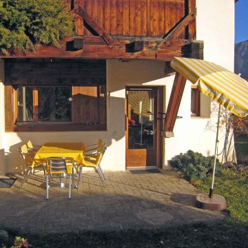 Der Aussen-Sitzplatz